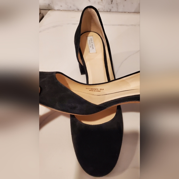*final price* Cole Haan black "Laree Grand" suede pumps sz 9AA - Picture 3 of 9